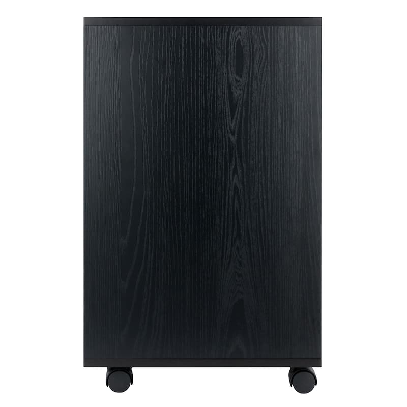 Halifax Bins & Drawers Storage Mobile Cabinet, Black
