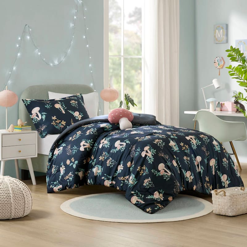 Intelligent Design Brynn Mushroom Garden Comforter Set