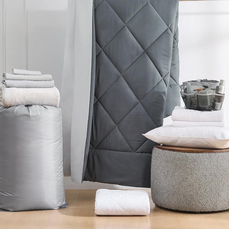 College Freshman Dorm Pack - Twin XL Bedding Kit Plus