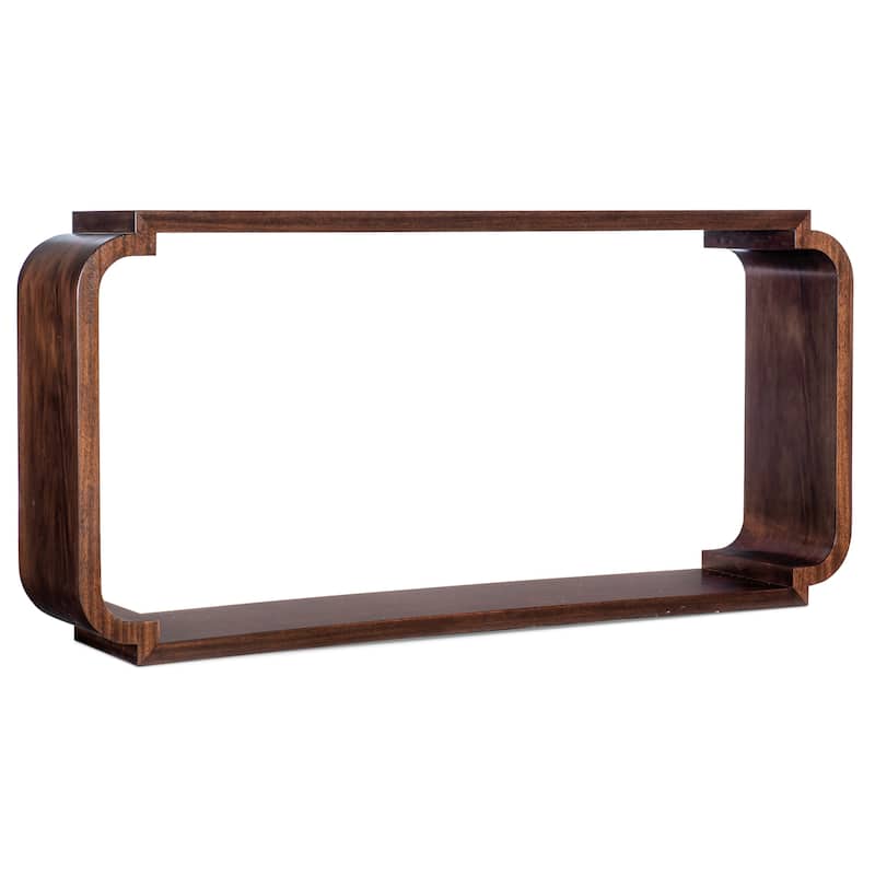 Hooker Furniture 628-80153 Melange 62" Wide Mahogany Veneer Console - Dark Swirl Mahogany
