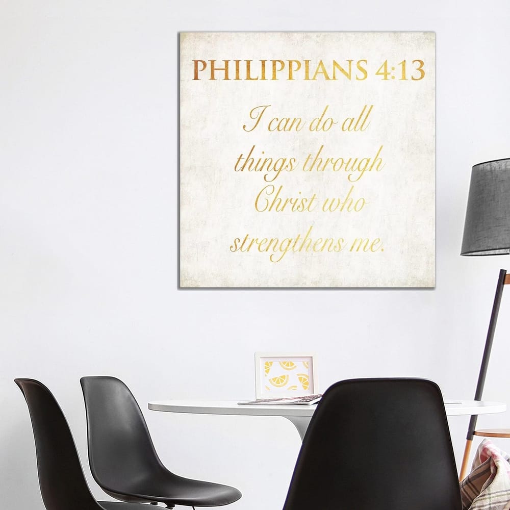 iCanvas "Philippians" by Jace Grey Canvas Print