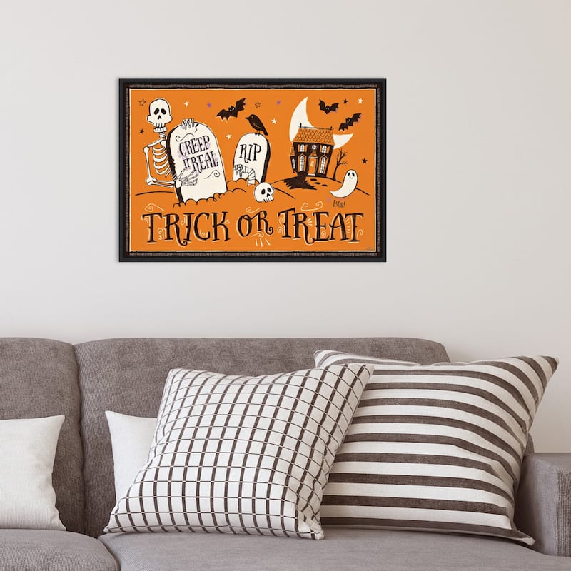 Amanti Art Spooktacular XI Framed Canvas Wall Art