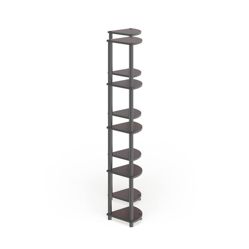 Porch & Den St. Marks 5-tier Corner Shelving Unit (Set of 2)