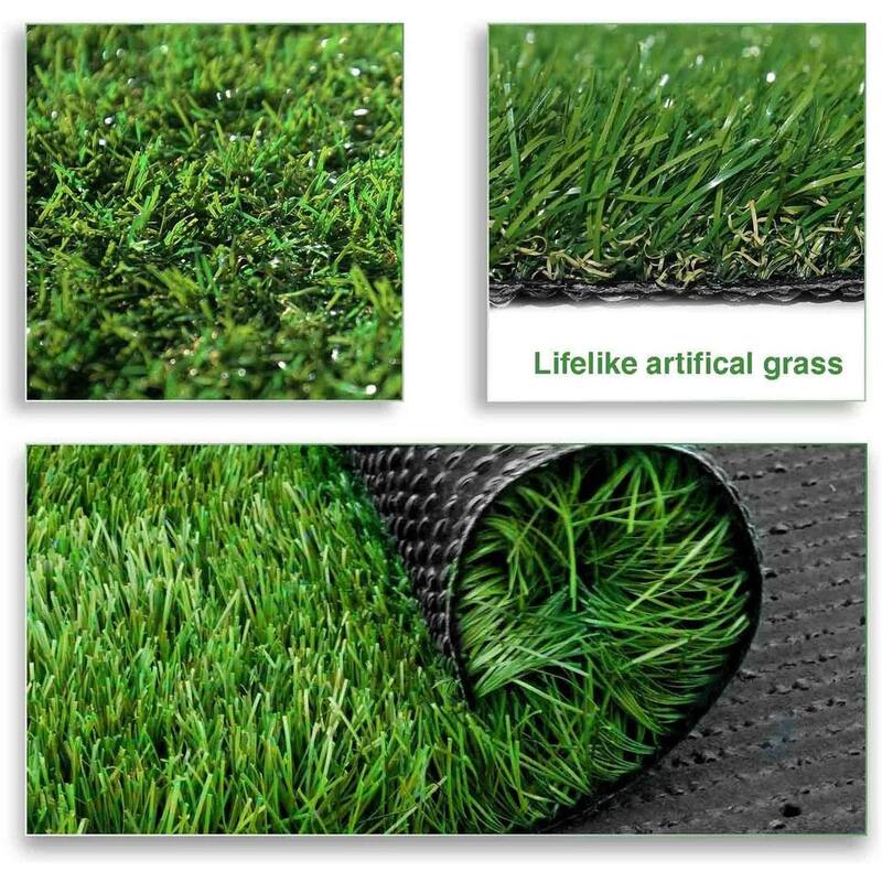 6FT x 10FT Artificial Turf for Dogs - Professional Large Outdoor Pet Lawn Mat with Drainage Holes - 6' x 7'