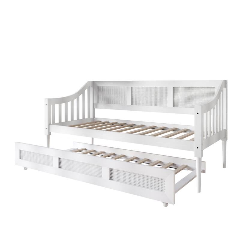 CraftPorch Modern Twin Daybed with Trundle