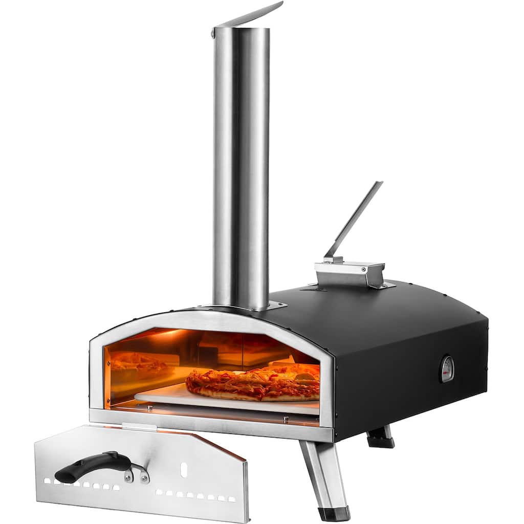 Anmytek Outdoor Wood Pellet Pizza Oven Portable Spray Camping