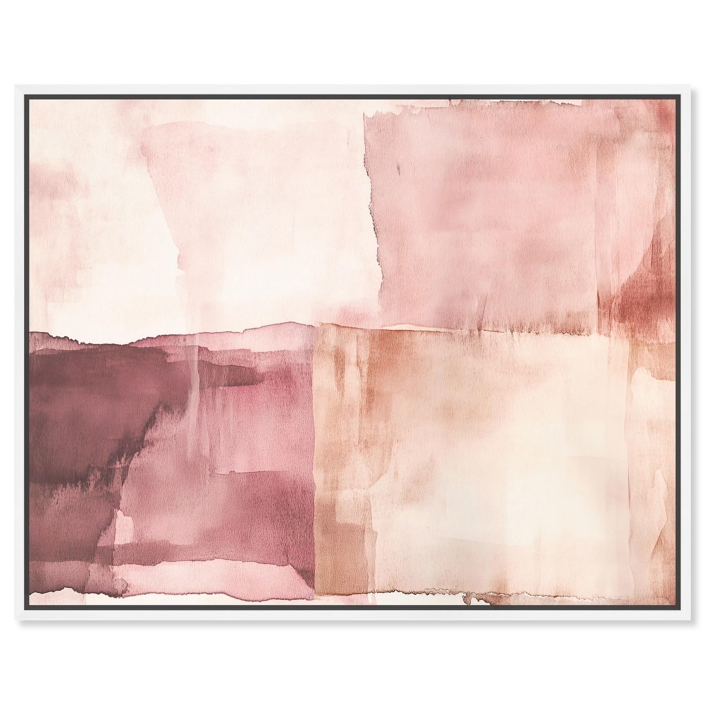 Faded Crimson II Canvas by Art Remedy