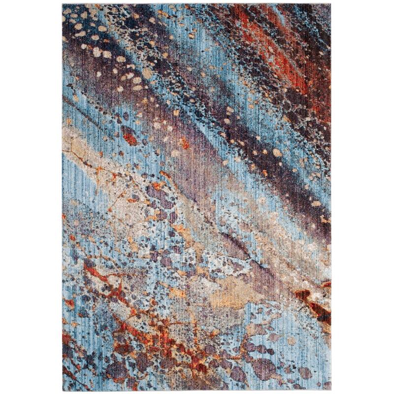 SAFAVIEH Monray Yolanda Modern Abstract Polyester Rug