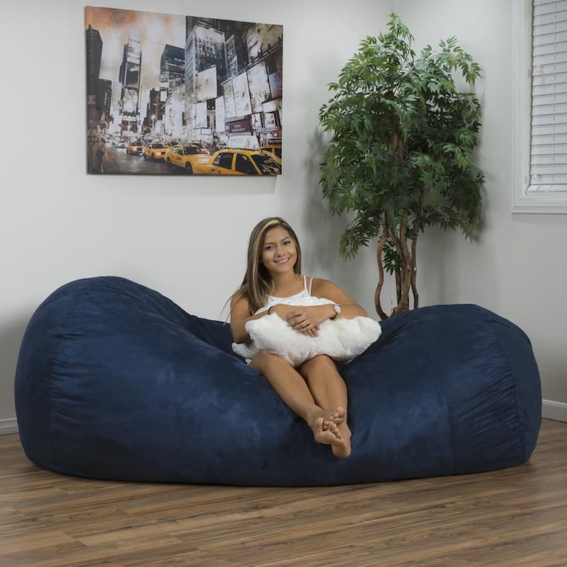 Larson 8-foot Lounge Beanbag Chair by Christopher Knight Home