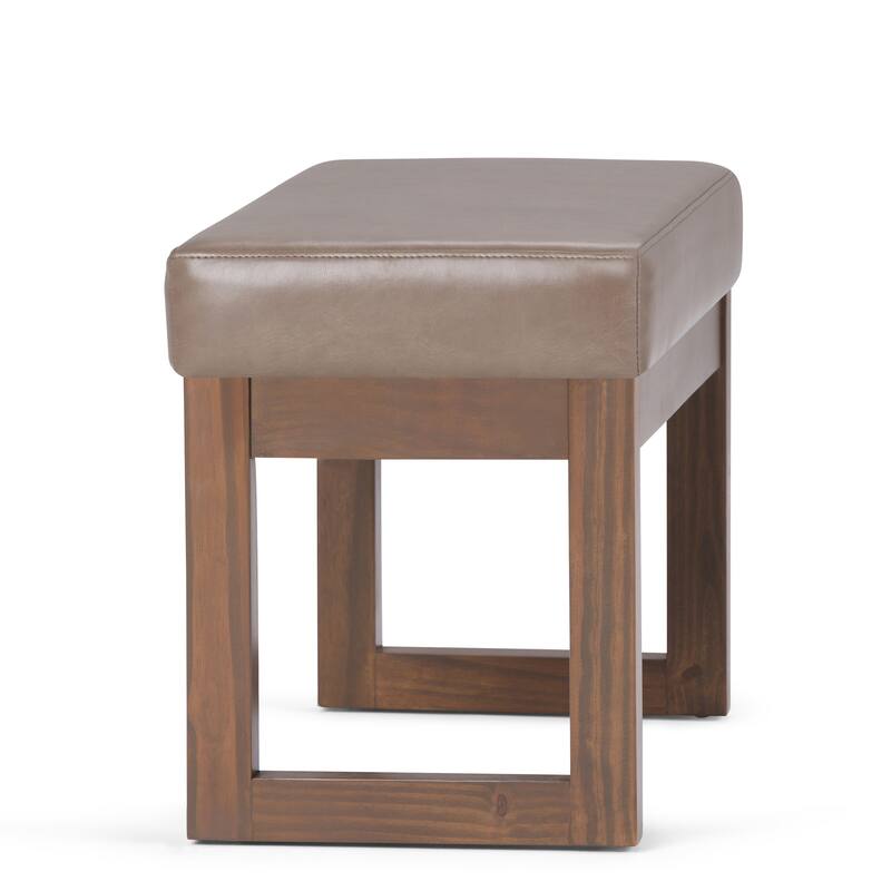 Footstool Small Ottoman Bench - Gray
