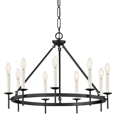 Hinkley Lighting 47475 Copley 9 Light 28" Wide Taper Candle Style