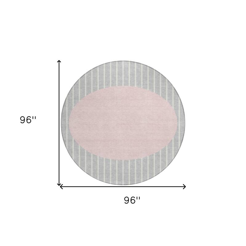 HomeRoots Striped Transitional Rectangle Outdoor Rug