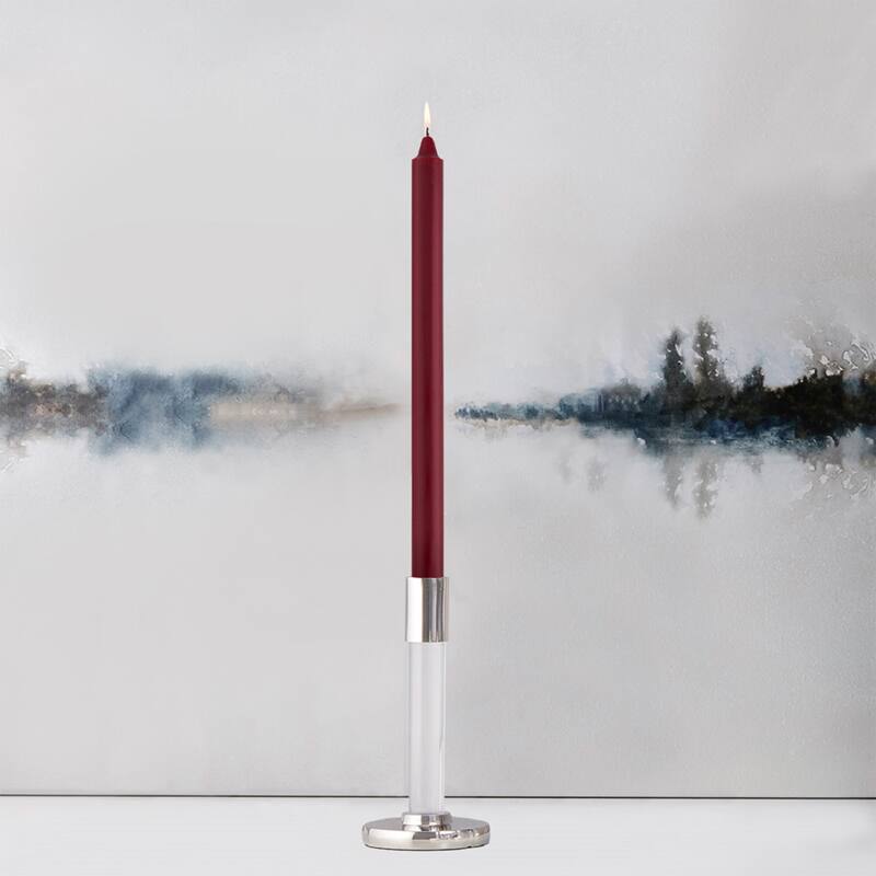 Root 12 inch Unscented Smooth Arista Taper Candles box of 12