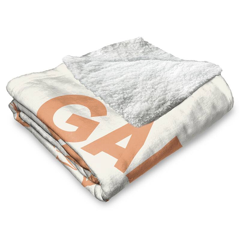 Nickelodeon Garfield Silk Touch Sherpa Throw Blanket
