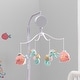 preview thumbnail 5 of 4, Bedtime Originals Ocean Mist Pink/Aqua Seahorse/Fish Musical Baby Crib Mobile
