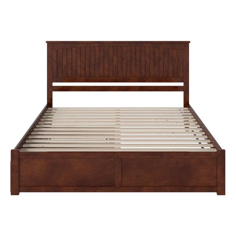 Nantucket Bed with Footboard and Twin Extra Long Trundle