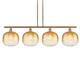 Option Brushed Brass / Amber