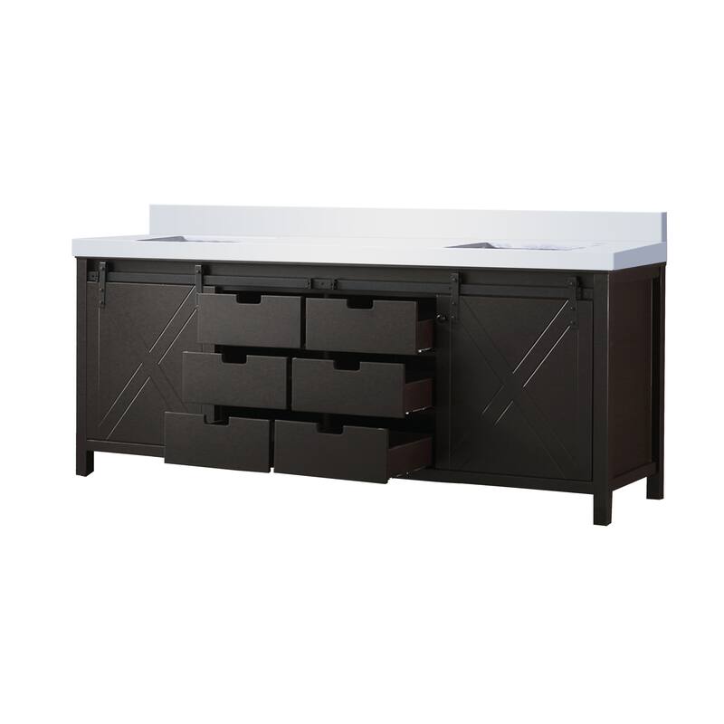 Marsyas Bath Vanity and Cultured Marble Countertop