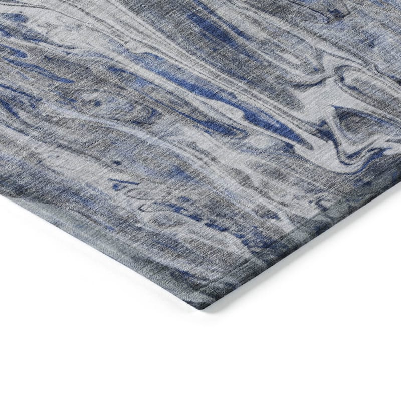 HomeRoots Abstract Contemporary Rectangle Outdoor Rug