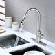 preview thumbnail 23 of 45, Ultra Faucets Euro Collection Single-Handle Kitchen Faucet With Pull-Down Spray