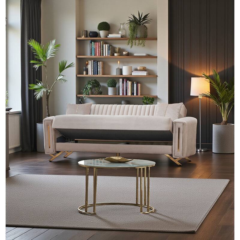 Aerello 2 Pieces Living Room Sets 1 Sofa 1 Chair