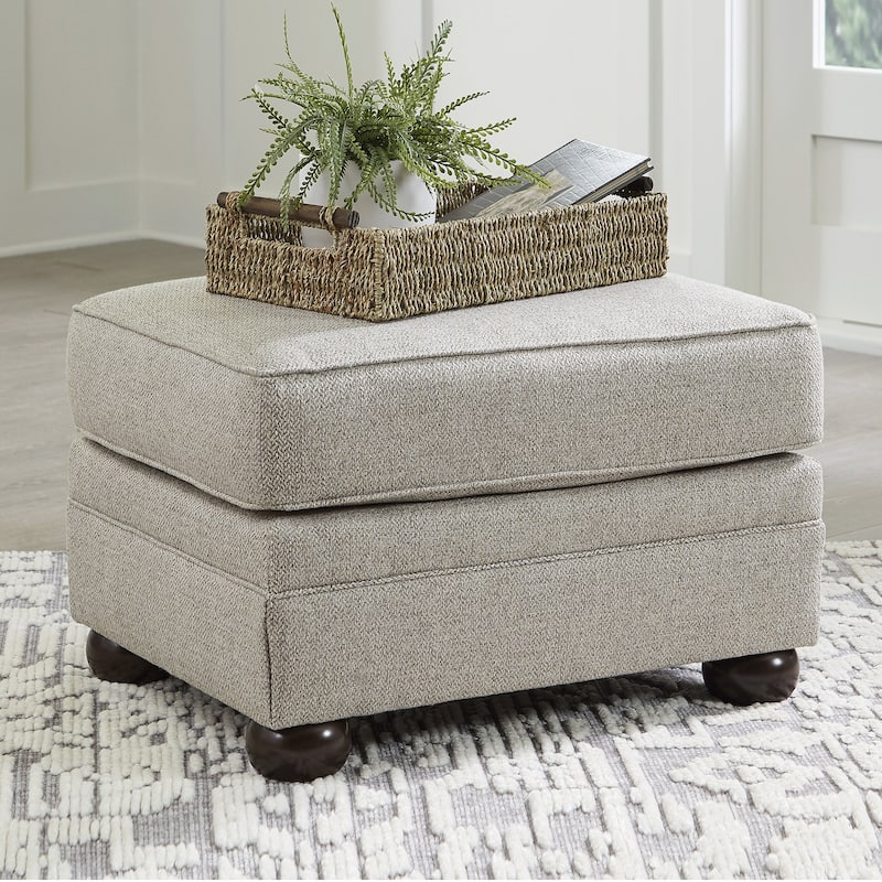 Signature Design by Ashley Gaelon Dune Ottoman - 31"W x 24"D x 19"H - Dune