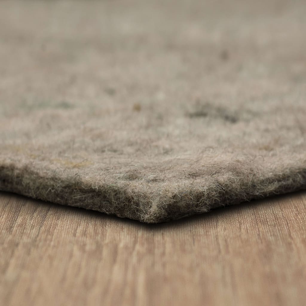 Mohawk Home Felt Rug Pad 3/8" Inch Thick Plush Comfort Cushion - Grey