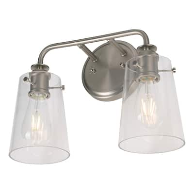 Forte Lighting 5118-02 Ronna 2 Light 15" Wide Bathroom Vanity Light