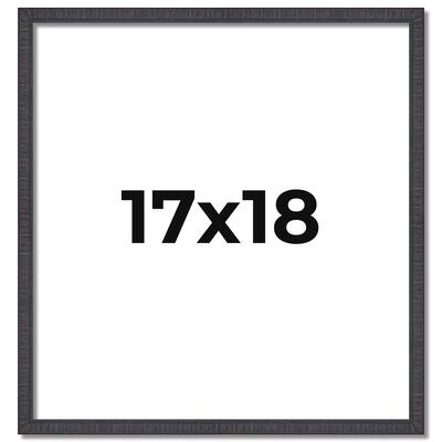 17x18 Frame Brown Solid Wood Picture Frame - Complete Modern Photo