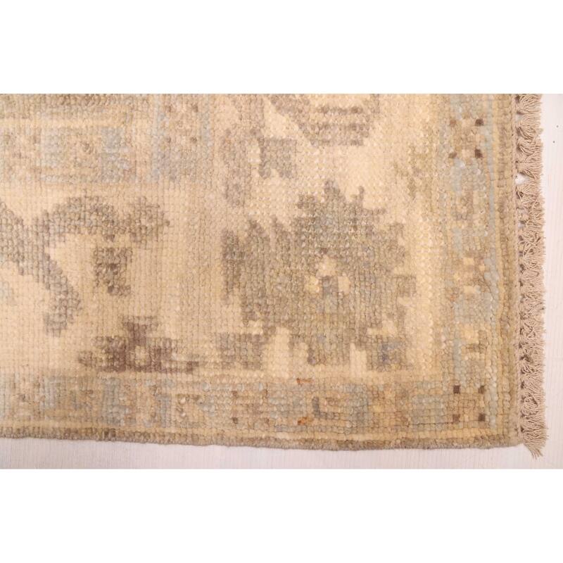 ECARPETGALLERY Hand-knotted Kavya Oushak Taupe Wool Rug - 5'11 x 9'2