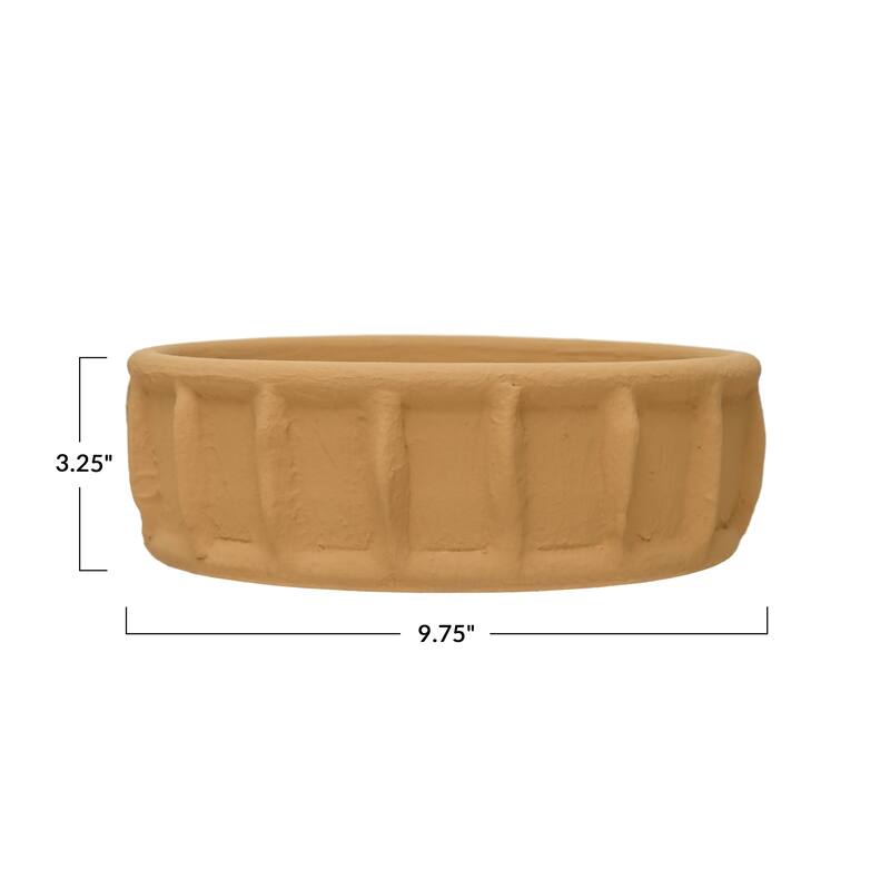 Decorative Terra-cotta Bowl
