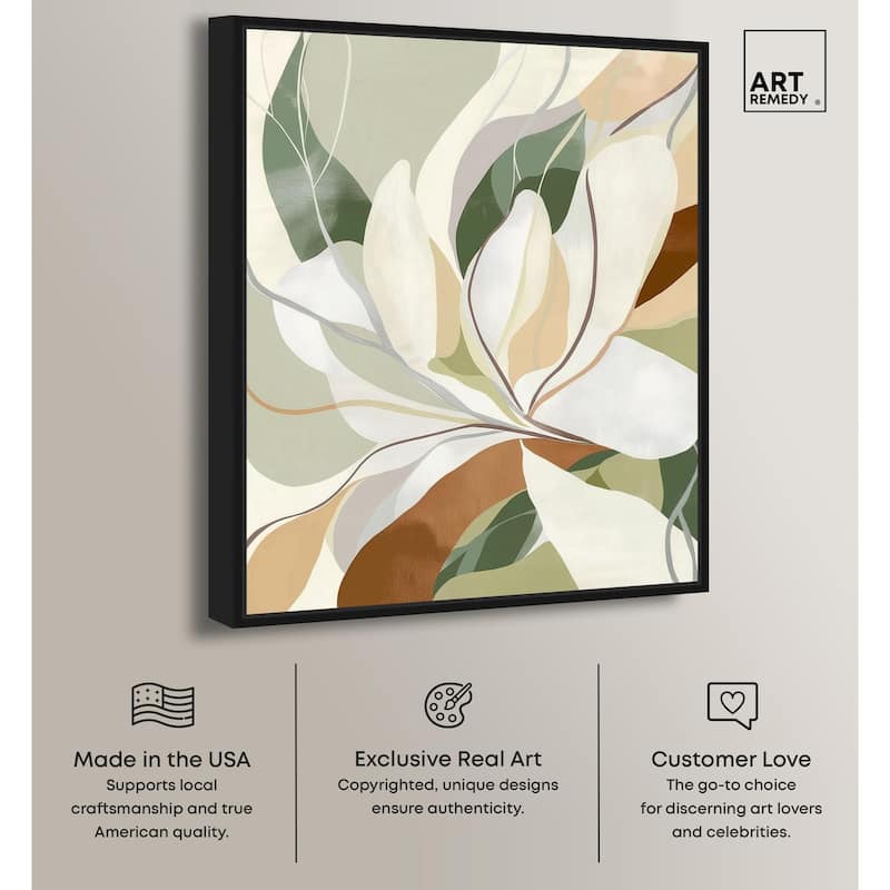 Leaf Prints I Canvas by Art Remedy