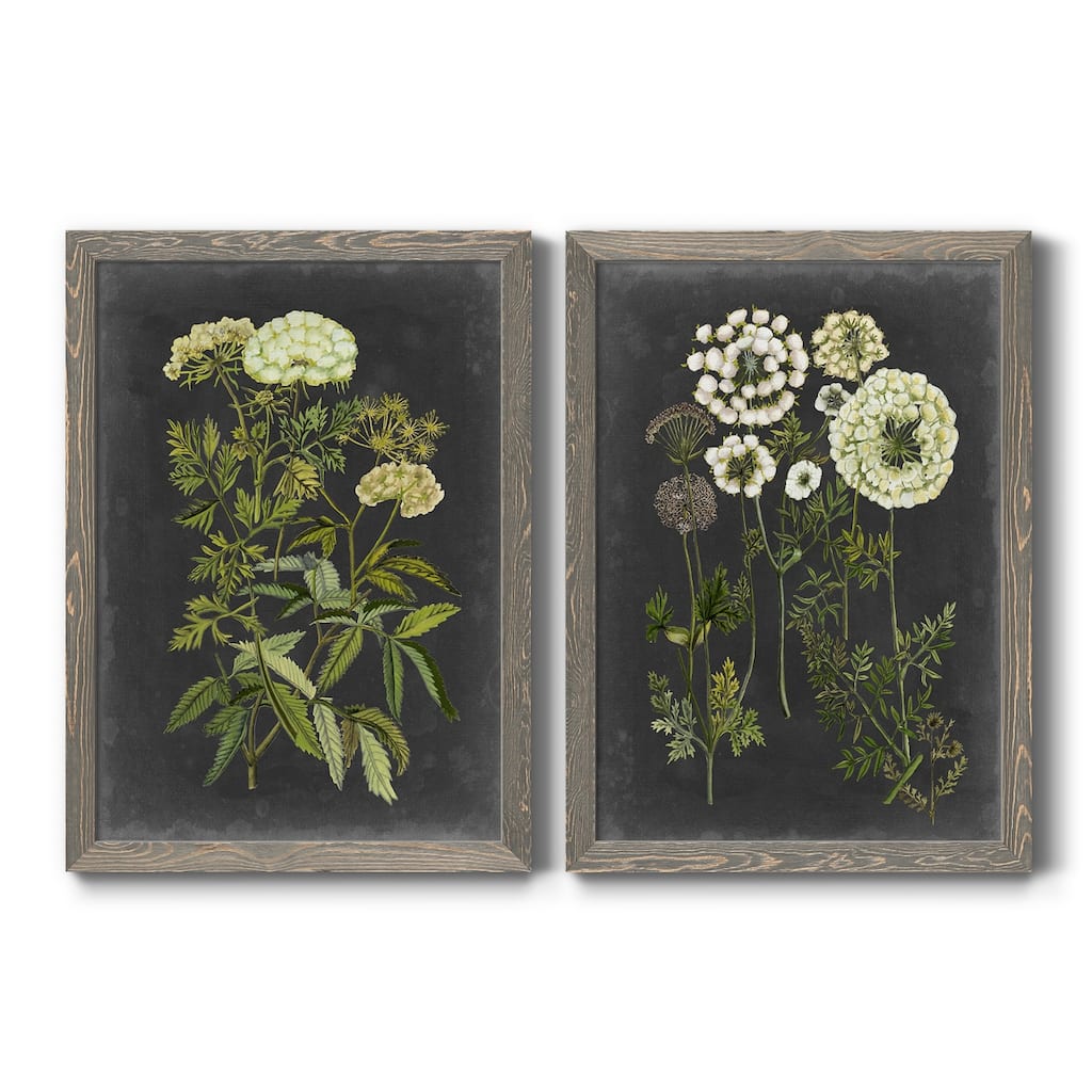 Bookplate Floral I Premium Framed Canvas - Ready to Hang - Multi-Color