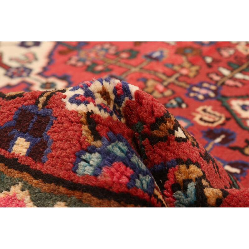 ECARPETGALLERY Hand-knotted Anadol Red Wool Rug - 3'6 x 9'5