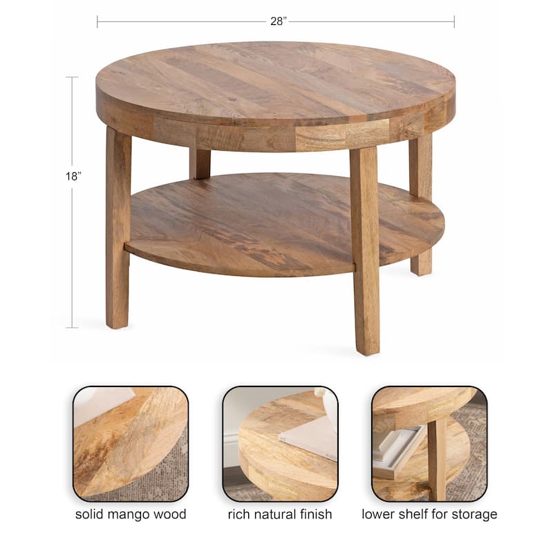 Kate and Laurel Talcott Round Coffee Table