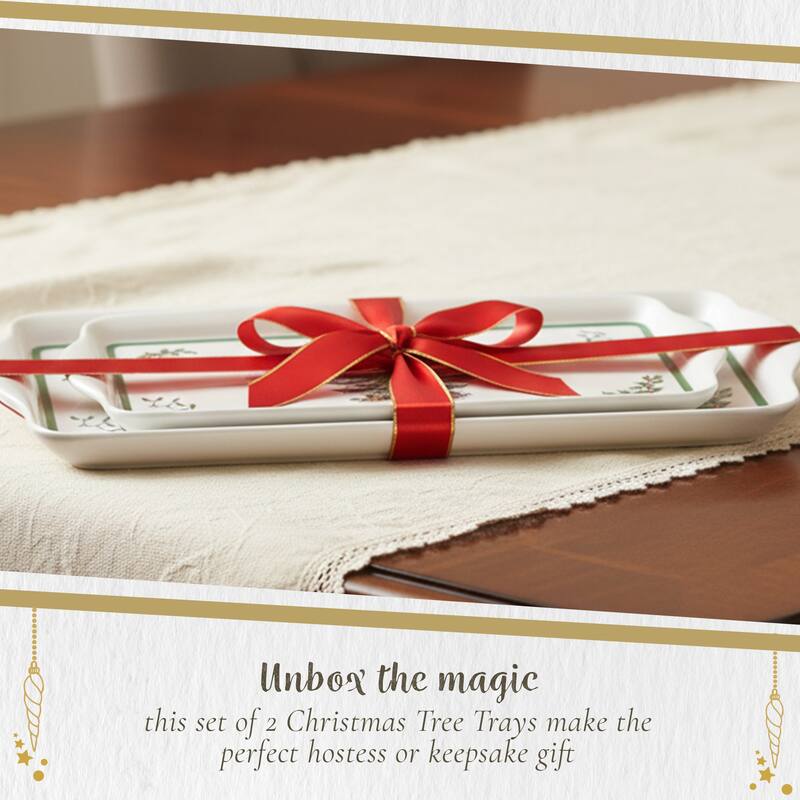 Pimpernel Christmas Trays Set