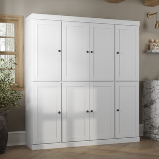 Palace Imports 65" 100% Solid Wood Shaker Pantry Cabinet