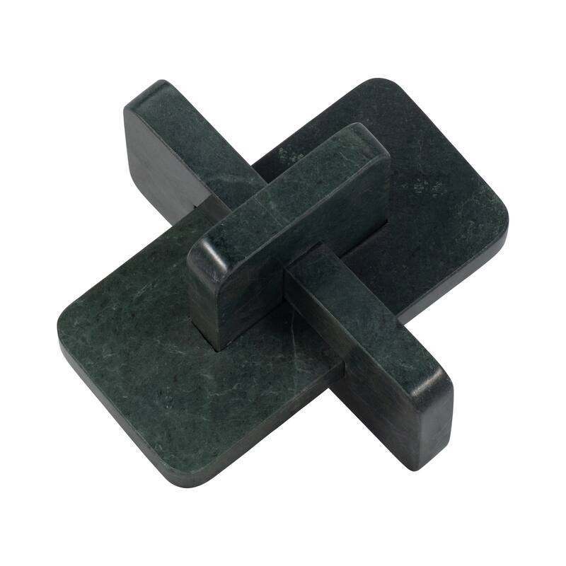 Sagebrook Home Dimora Green Marble Knots, Ideal Home Accent