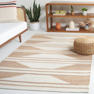 SAFAVIEH Handmade Natural Fiber Rabab Boho Rustic Farmhouse Jute Rug