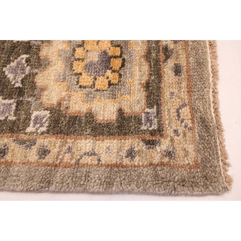ECARPETGALLERY Hand-knotted Jules Serapi Grey Wool Rug - 8'10 x 12'0