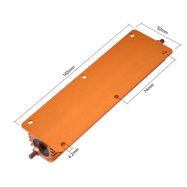 PATIKIL 2 Stück Aluminium-Gehäuse-Widerstand – 5W, 150 Ohm, Goldfarben, Mit Schraubmontage