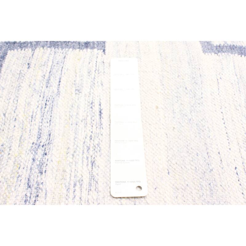 ECARPETGALLERY Flat-Weave Ankara FW Ivory Wool Kilim - 5'4 x 7'7