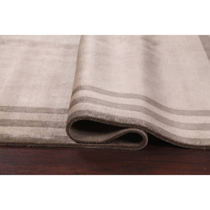 Nepalese Vegetable Dye Oriental Home Decor Area Rug Wool Hand-knotted - 6'2" x 8'9"