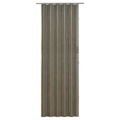 Spectrum Elite Grey Linen PVC 48-inch x 96-inch Folding Door
