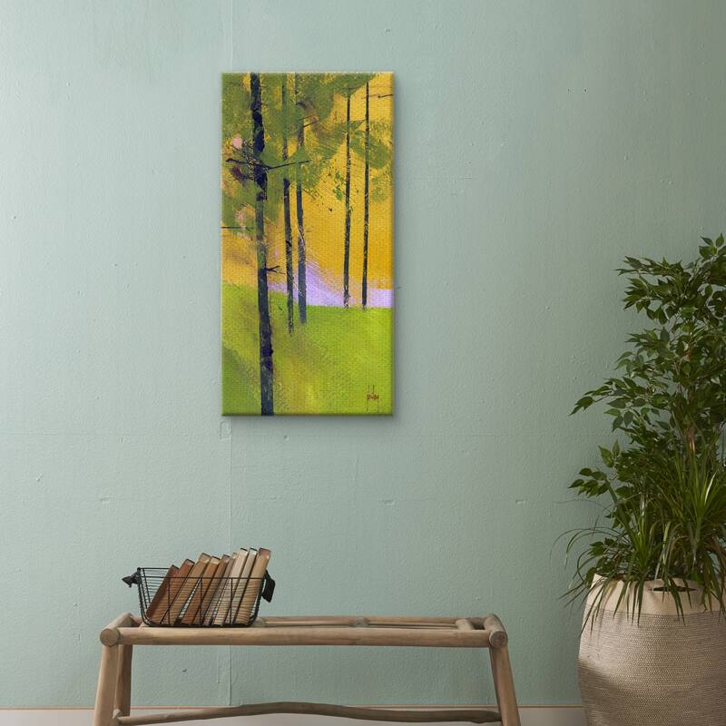 Simple Spruce Canvas Art Print