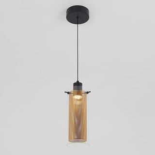 Artika Oxion Black & Gold 1-Light Pendant