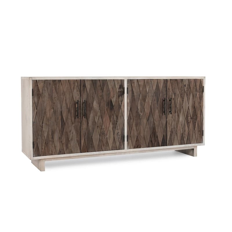 Anton 4-Door Sideboard Buffet by Kosas Home - 78Wx18Dx36H