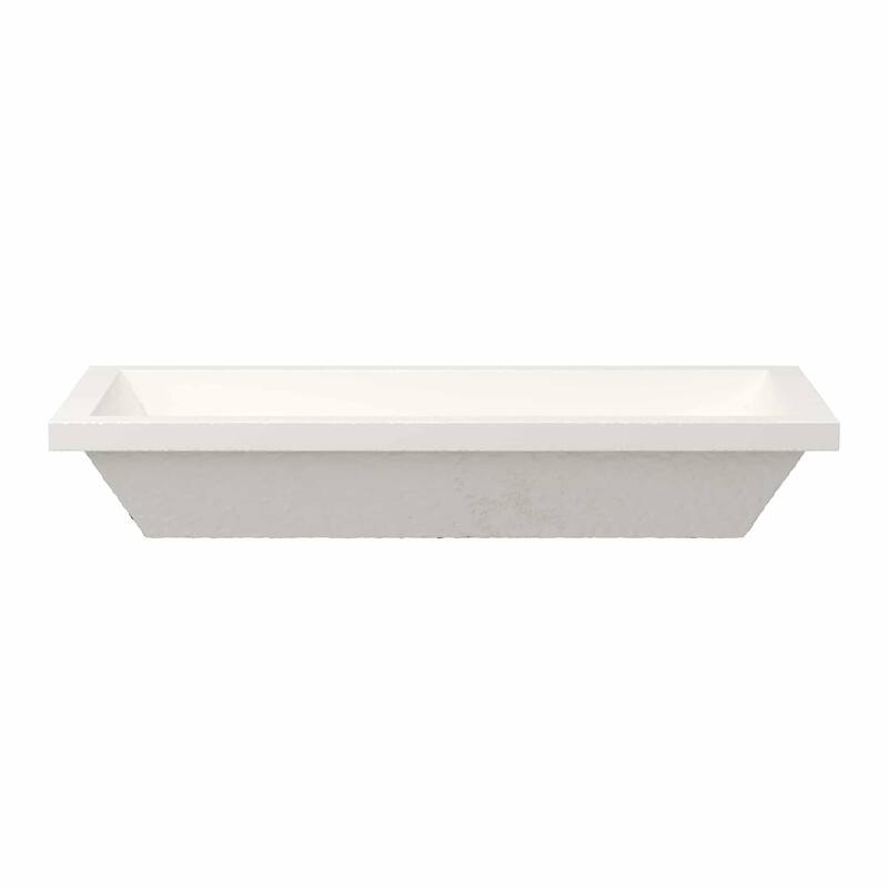 Native Trails NSL3115 NativeStone 31" Rectangular Concrete Undermount