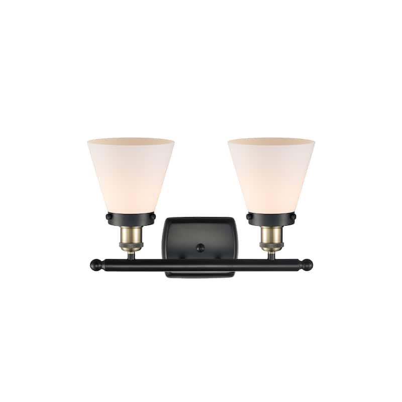 Innovations Lighting Ballston Urban Cone - 2 Light 16" Bath Vanity Light
