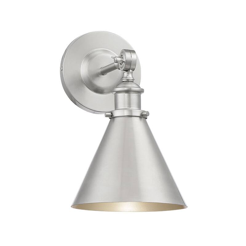 Savoy House Glenn Single Light 12" Tall Wall Sconce with a Metal Shade